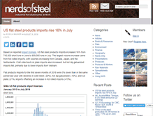 Tablet Screenshot of nerdsofsteel.com